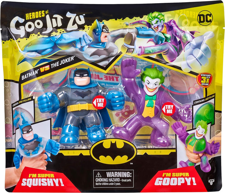 Heroes of Goo Jit Zu in der DC-Versus-Packung – Batman vs. Joker – elastische, biegsame und verformb