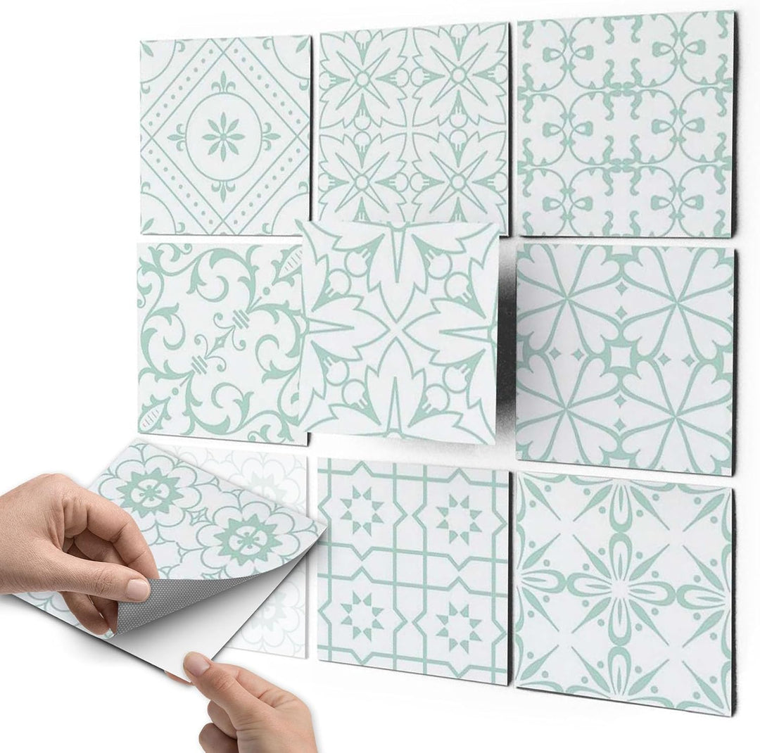 Fliesen verschönern - CREATISTO Fliesenfolien u. Klebefliesen I Sticker Aufkleber Folie für Bad-Flie