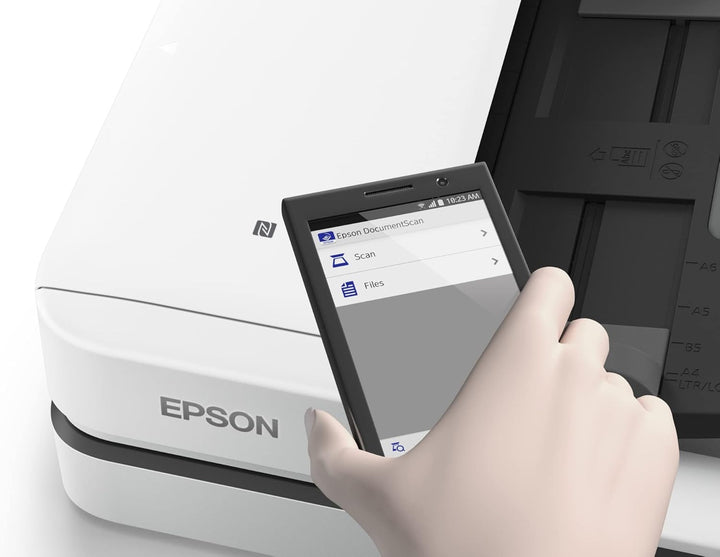 Epson WorkForce DS-1660W DIN A4 Dokumentenscanner (Scanner, kleine Standfläche, Dokumenteneinzug, Du