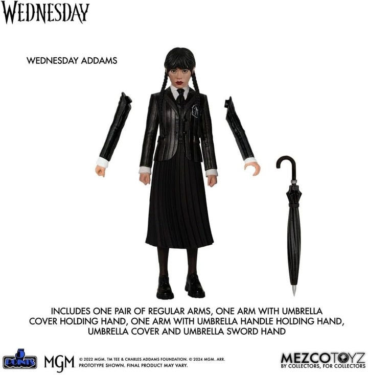 Wednesday Figurines 5 Points Wednesday &amp; Enid Boxed Set 10 cm