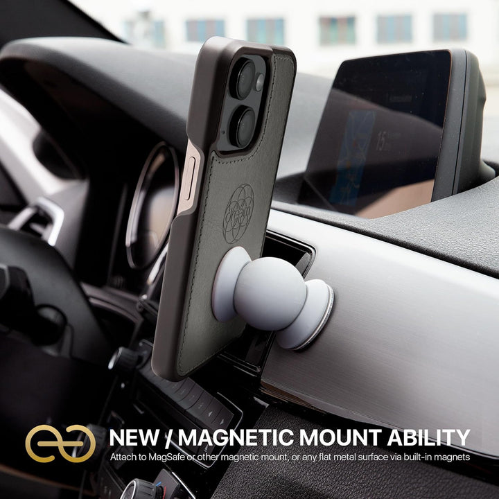 Dreem Fibonacci iPhone 14 Plus Brieftaschen-Etui / 2-in-1 stossfestes Etui und abnehmbares Folio aus