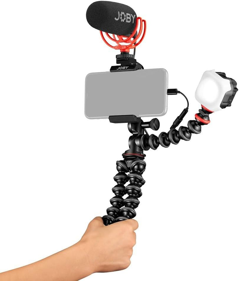 JOBY GorillaPod Advanced Vlogging Kit für Smartphones, Universales Vlogging Kit, Smartphone-Content-