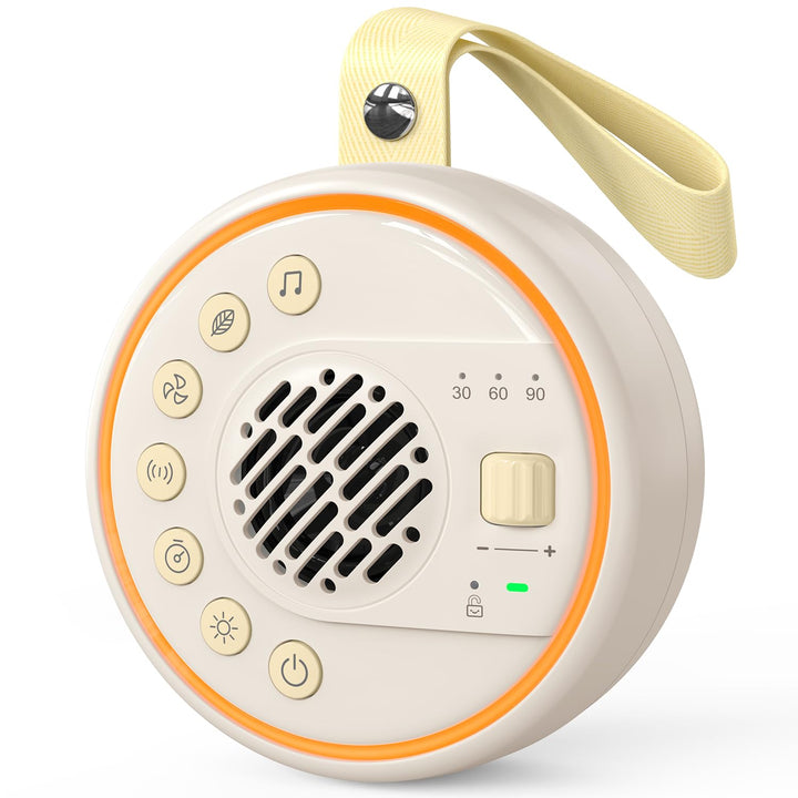 Lemnoi White Noise Machine Tragbare Einschlafhilfe Babys Geräuschmaschine Weisses Rauschen mit 22 Be