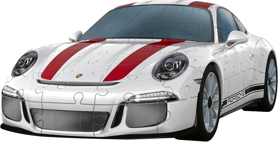 Ravensburger 3D Puzzle Porsche 911R 12528 - Das berühmte Fahrzeug als 3D Puzzle Auto - 108 Teile - a