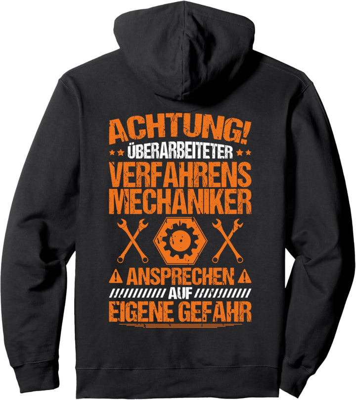 Überarbeiteter Verfahrensmechaniker Pullover Hoodie