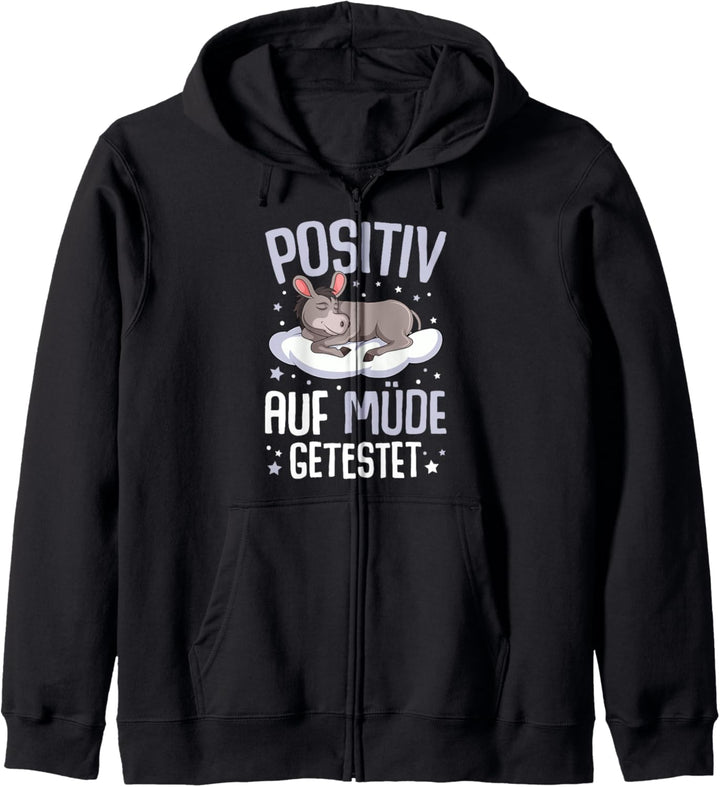 Esel Positiv Auf Müde Getestet Kapuzenjacke