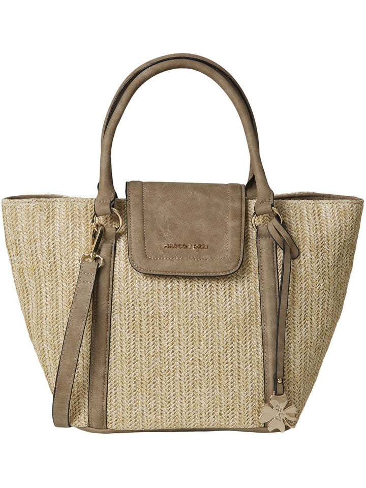 MARCO TOZZI Damen 2-2-81010-28 Handtasche Taupe Comb, Taupe Comb