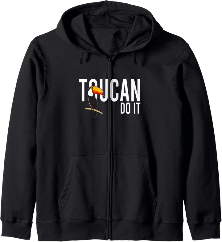 Toucan Do It I Vogel Tiermotiv Papagei Tucan Tukan Kapuzenjacke