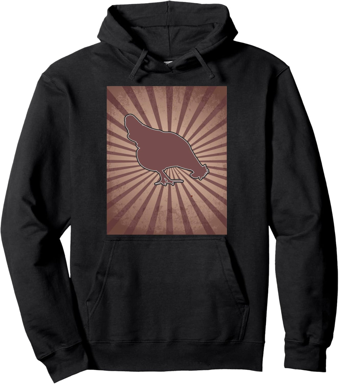 Vintage Huhn Geschenk Hühner Pullover Hoodie