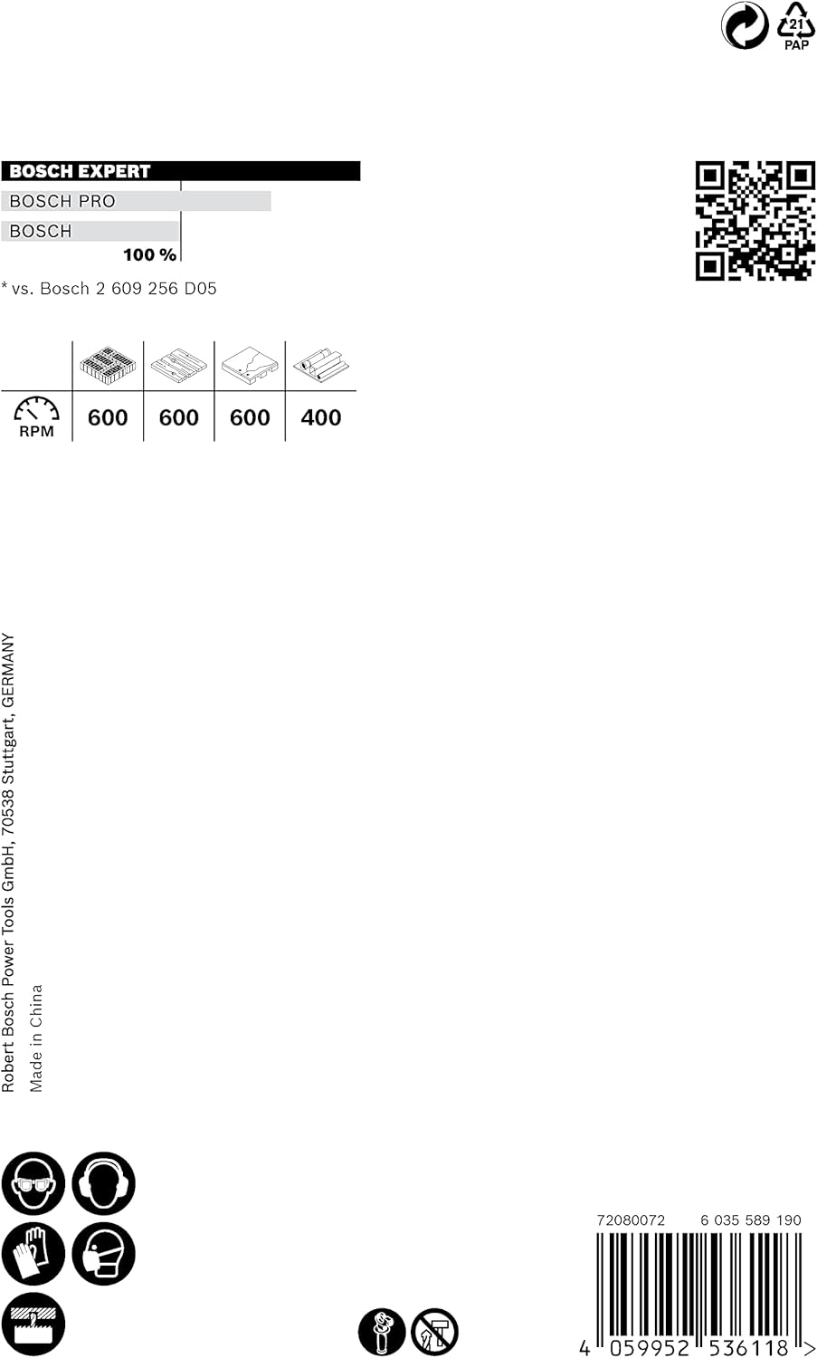 Bosch Accessories 1x Expert Construction Material Lochsäge (für Weichholz, Ø 57 mm, Zubehör Schlagbo
