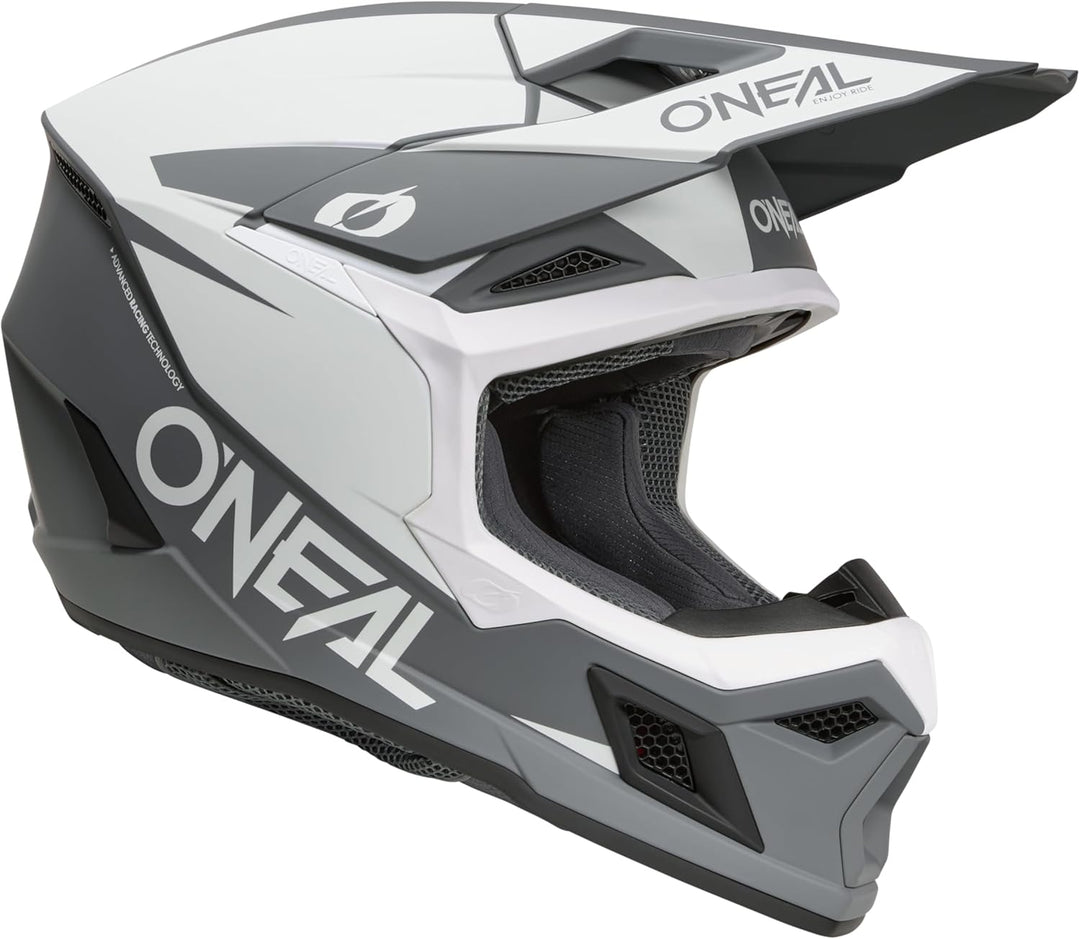 O'NEAL 3SRS Helm ATTACK Schwarz/Weiss XS Weiss/Schwarz, XS Weiß/Schwarz
