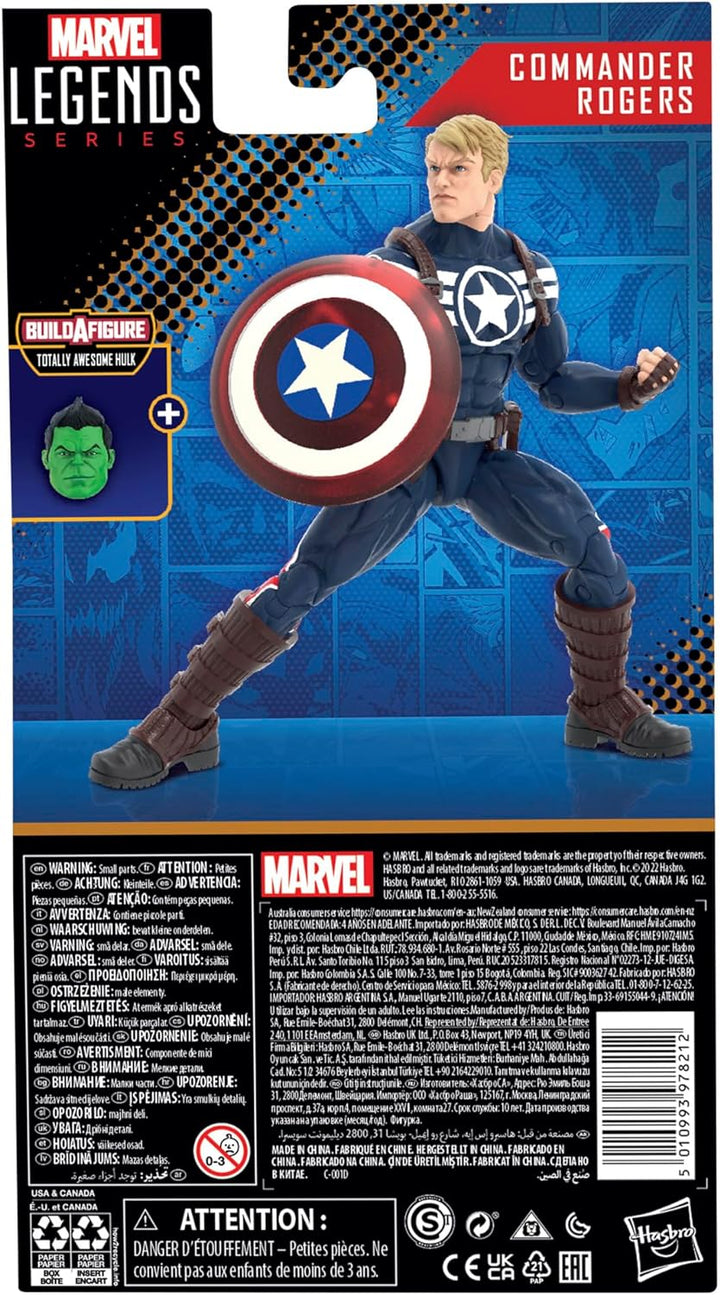 Marvel Legends Series Comics Commander Rogers, 15 cm grosse Action-Figur