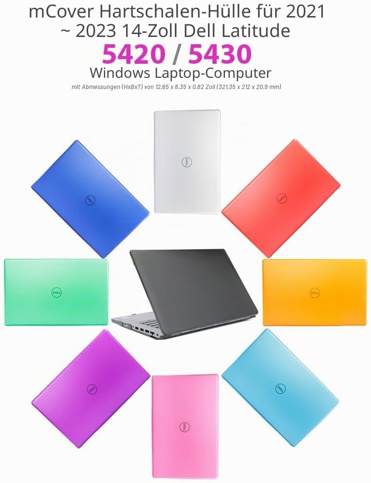 mCover Schutzhülle nur kompatibel mit Dell Latitude 5420 5430 Windows Notebooks (35,6 cm (14 Zoll) 2