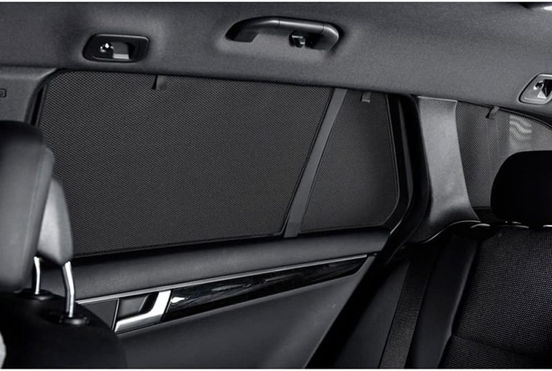 Carshades Satz Car Shades kompatibel mit Polestar 2 EV 2019- (4-teilig), POL-TWO-5-A, Schwarz