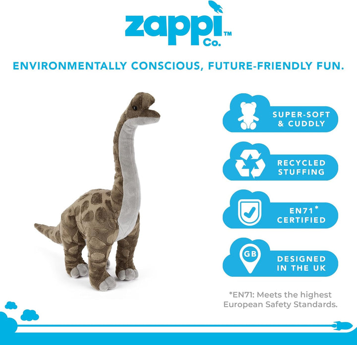 Zappi Co Plüschtier für Kinder, gefüllt, weich, kuschelig, Teil der Safari-Tier-Kollektion, perfekt