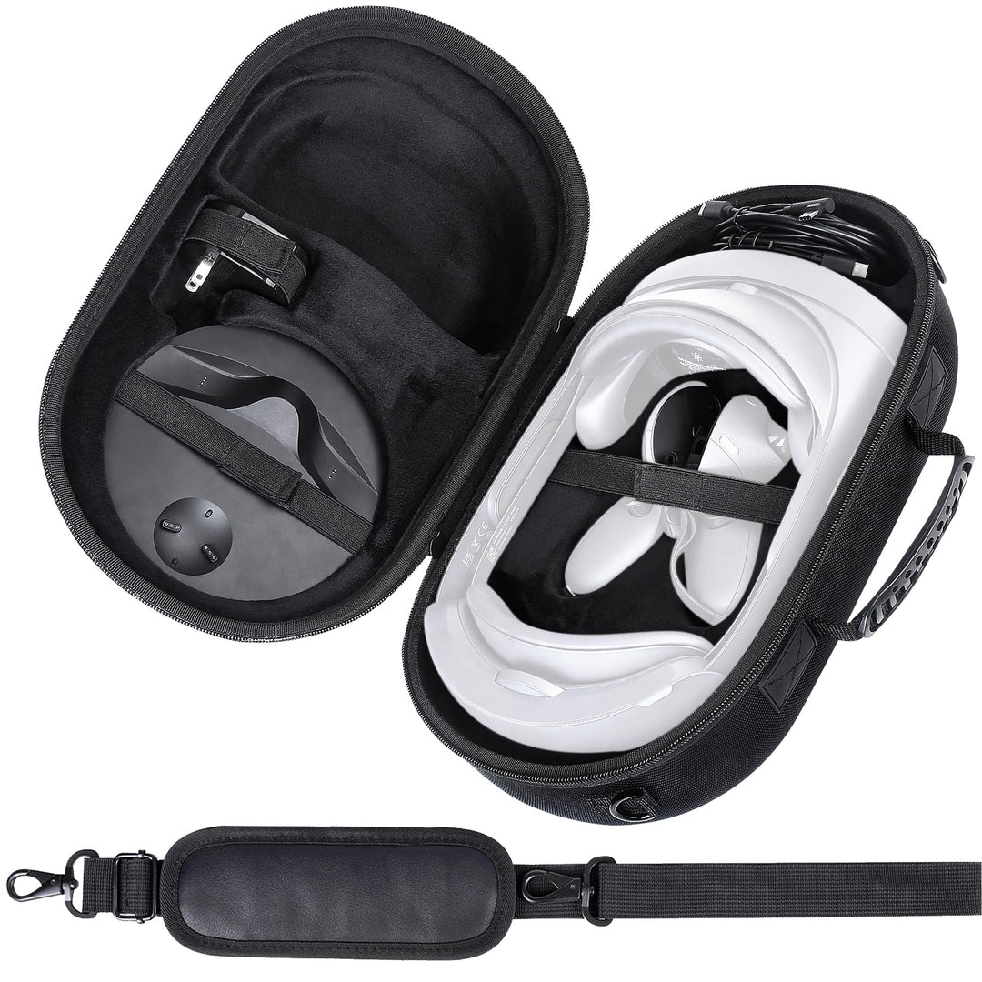 Aenllosi Hart Tasche Hülle für Meta Quest Pro/Meta Quest 3/Meta Quest 3S All-In-One VR Headset, nur