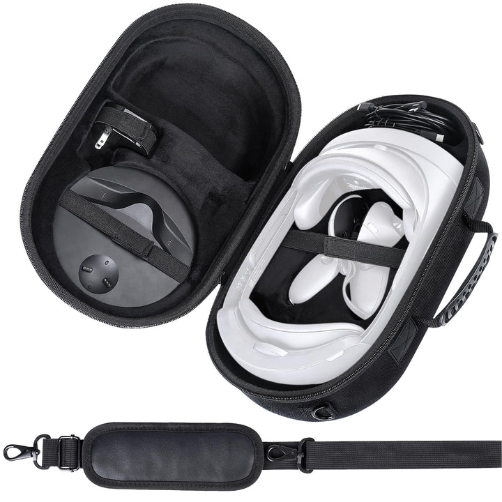 Aenllosi Hart Tasche Hülle für Meta Quest Pro/Meta Quest 3/Meta Quest 3S All-In-One VR Headset, nur