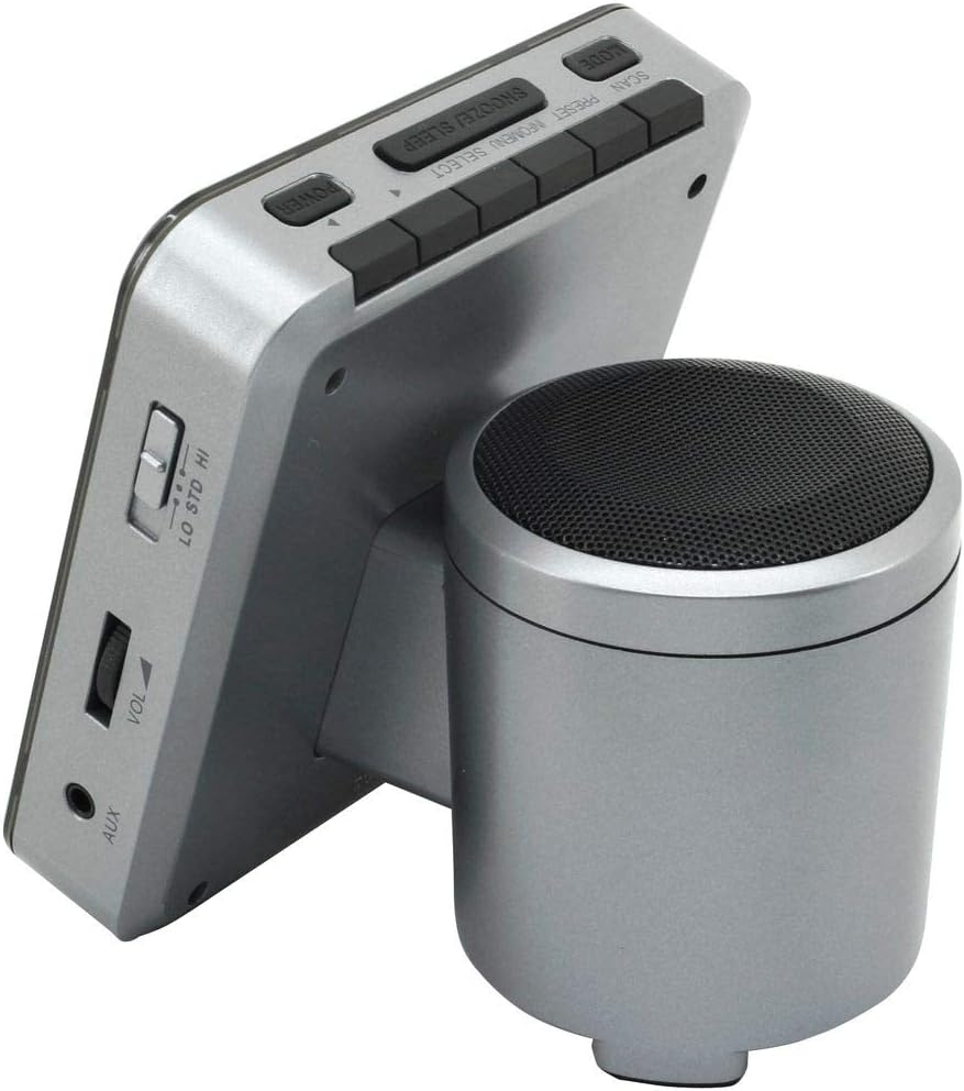 Soundmaster UR260SI Radiowecker DAB+, UKW AUX, Bluetooth®, USB Weckfunktion Grau