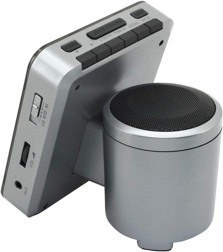 Soundmaster UR260SI Radiowecker DAB+, UKW AUX, Bluetooth®, USB Weckfunktion Grau