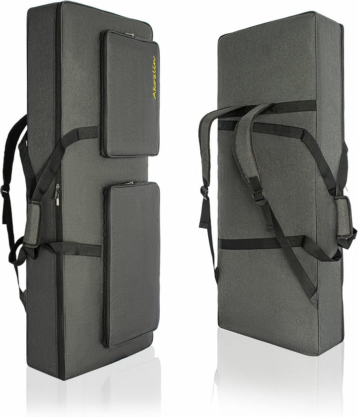 AKOZLIN Tasche für 76 Tasten, tragbar, langlebig, gepolstert, universal, wasserdicht, Oxford-Stoff,
