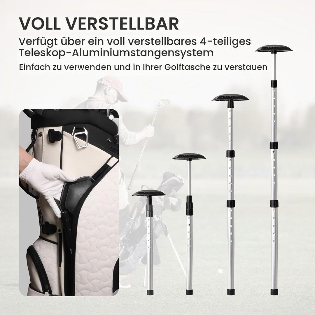 LOVMEAD Golf Travelcover, Golf Protector Travel Covers Support System Backbone-Reiseabdeckung aus Al