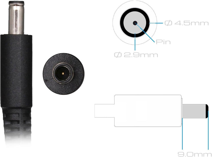 Dell XPS 13 (9333) Original Netzteil 45 Watt Flache Bauform