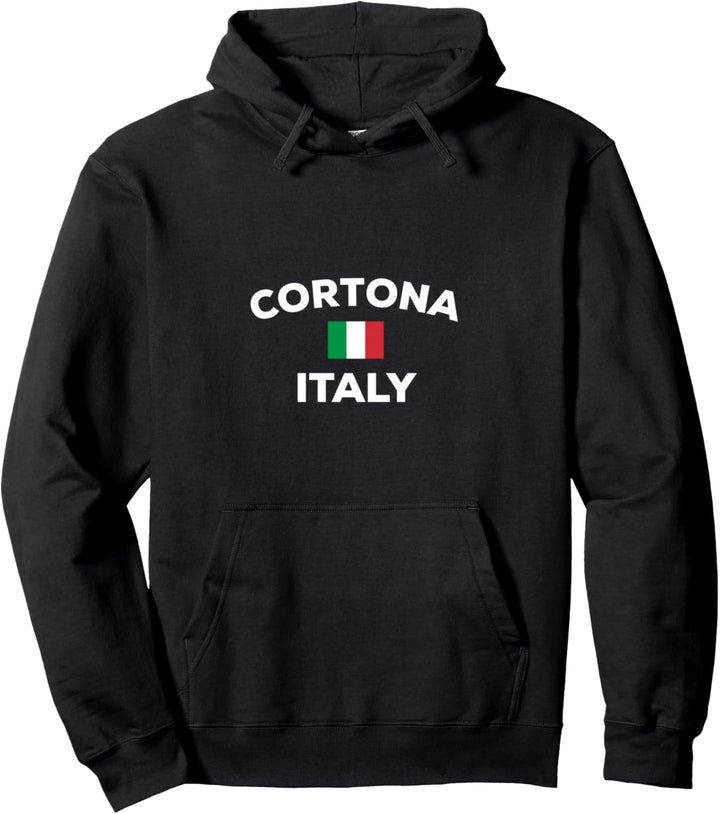 Cortona Italien Italienische Flagge Italia Italy Flag Gift Pullover Hoodie