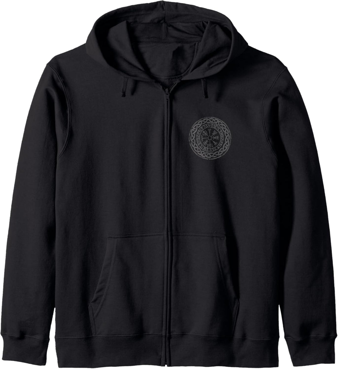 Krähe mit Totenkopf I Walhalla & Wikinger I Valhalla Rising Kapuzenjacke