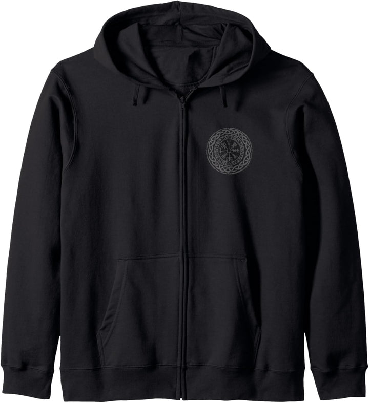 Krähe mit Totenkopf I Walhalla & Wikinger I Valhalla Rising Kapuzenjacke