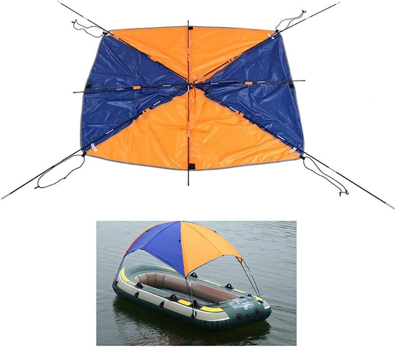 4-5 Personen Schlauchboot Sonnenschirm Inflatable Boat Segeln Markisendach Markise Obere Abdeckung,