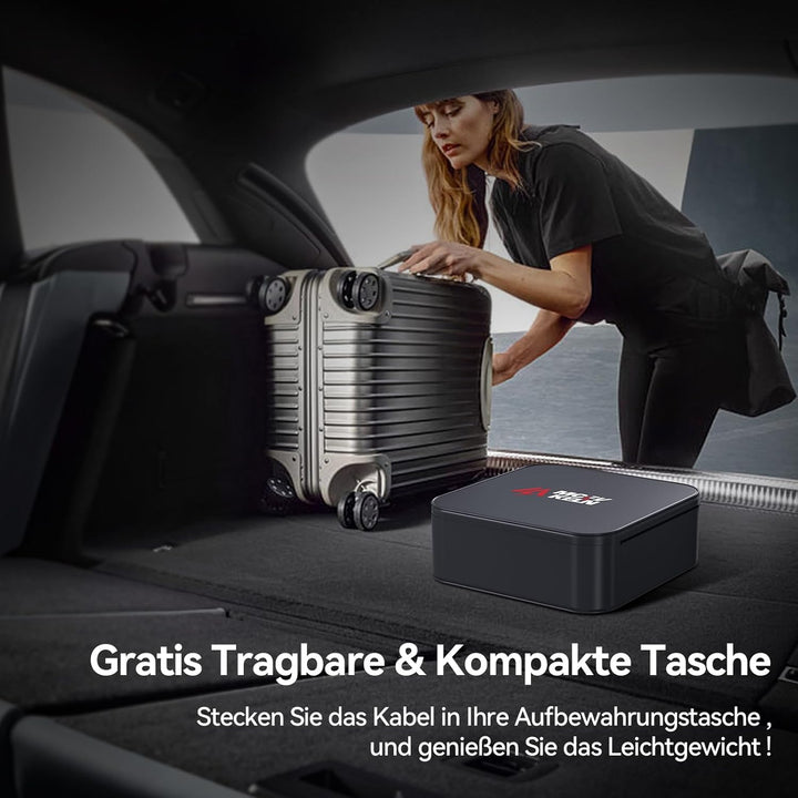 MCEVKELN Typ 2 Ladekabel 11KW 3 Phasig - 16A Ladekabel Typ 2 für Elektroautos & Hybrid 7M Mode 3 Lad