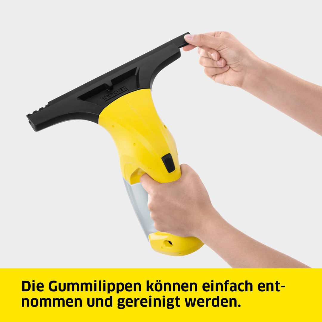 Kärcher Fenstersauger WV 1 Plus (Akkulaufzeit: 20 min, Gewicht: 0,5 kg, Flächenleistung je Akkuladun