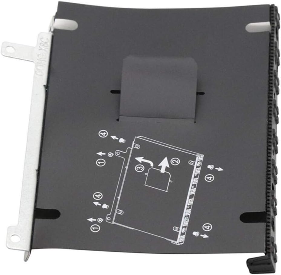 Gintai HDD Festplattenhalterung Caddy Frame mit Schrauben Ersatz für HP ProBook 450 455 470 475 G5