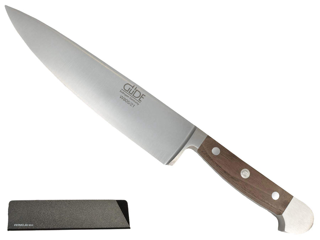 Güde Alpha Walnuss Kochmesser W805/21 Allzweckmesser 21cm rostfrei geschmiedet Kochmesser 21cm 1) Me