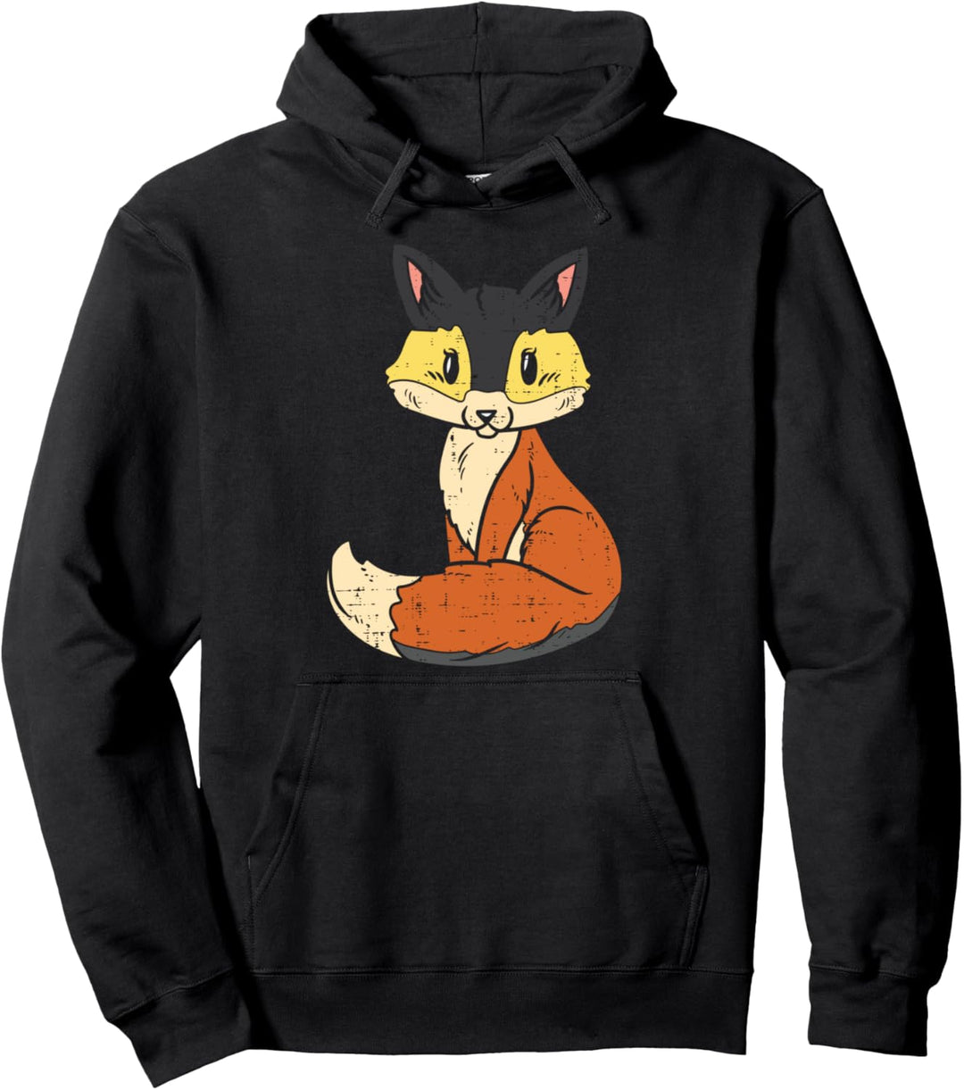Fox Animal LGBTQ Gay Bear Flag Gay Pride Men Men Pullover Hoodie