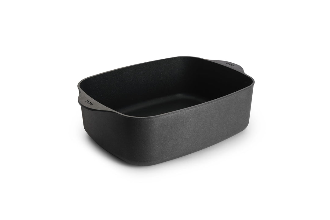 Woll Eco Logic QXR Bräter inklusive Glasdeckel - Induktiv -, 31 cm x 26 cm, 11 cm hoch, 7.5 Liter -
