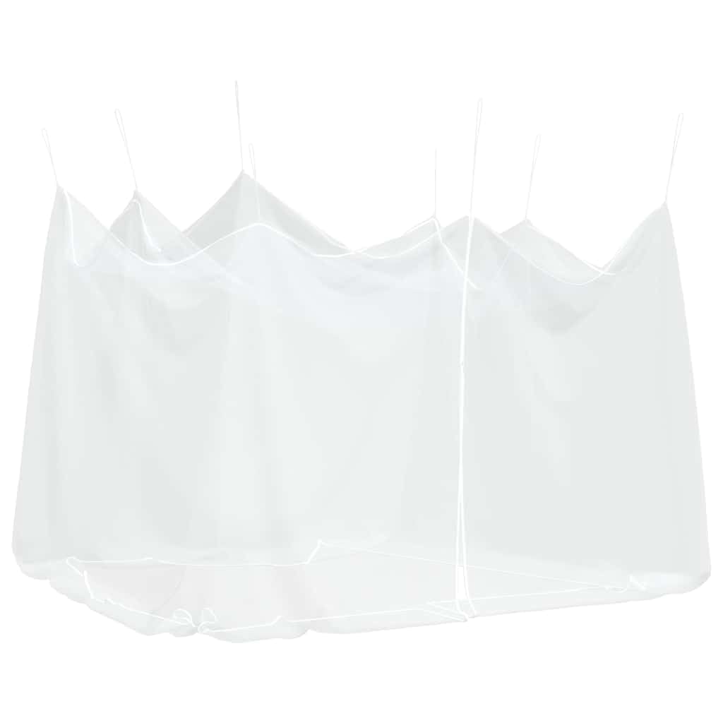 vidaXL Moskitonetz für den Aussenbereich 220 Maschen Weiss 300x300x250 cm, Moskito Netz, faltbares M