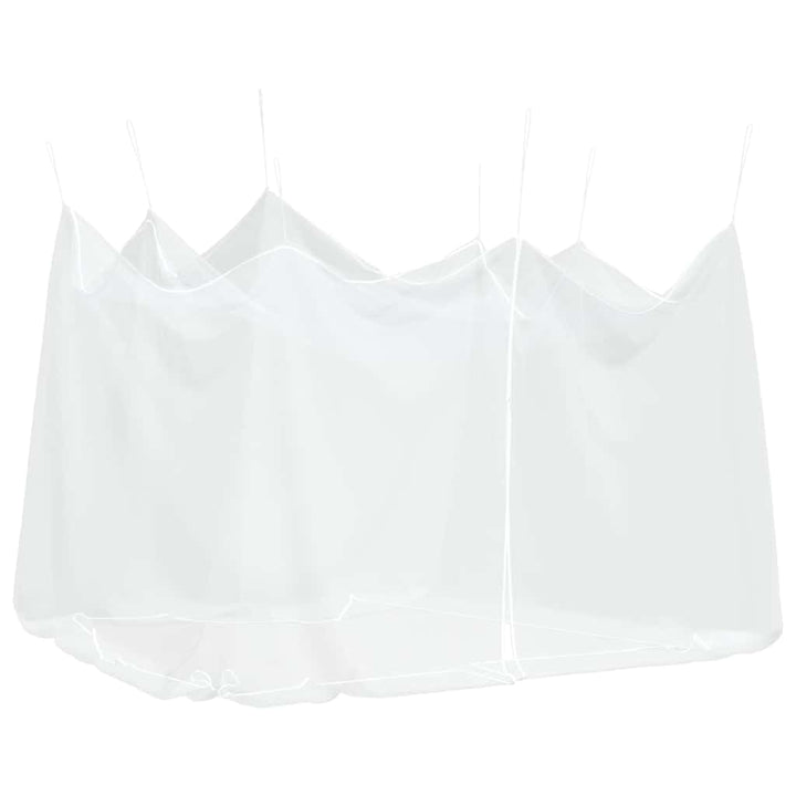 vidaXL Moskitonetz für den Aussenbereich 220 Maschen Weiss 300x300x250 cm, Moskito Netz, faltbares M