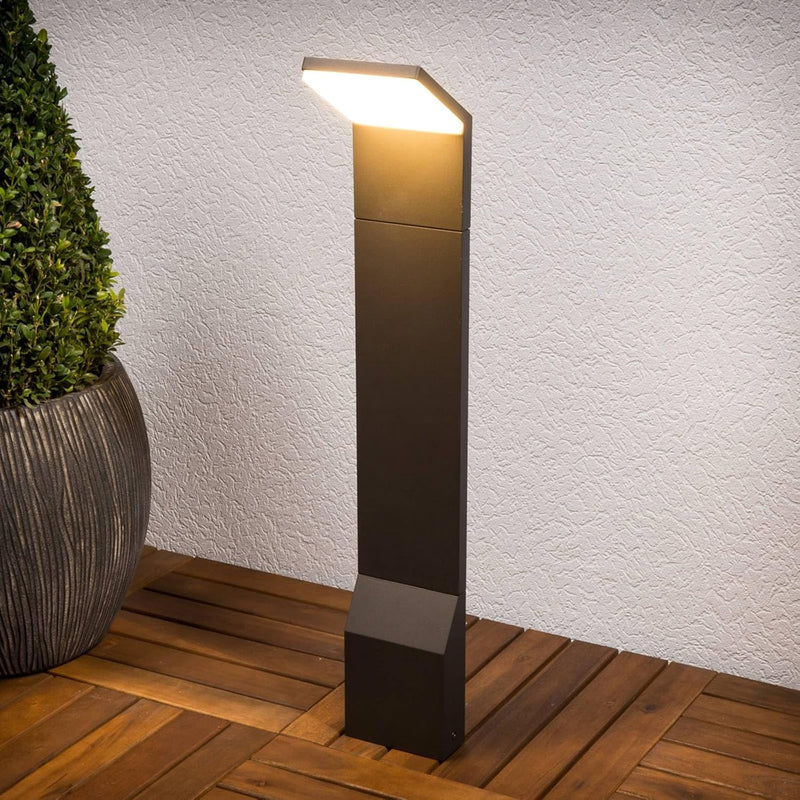 Lucande LED Wegeleuchte/Pollerleuchte, Höhe: 60 cm, Aussenleuchte spritzwassergeschützt IP54, 8,5W L