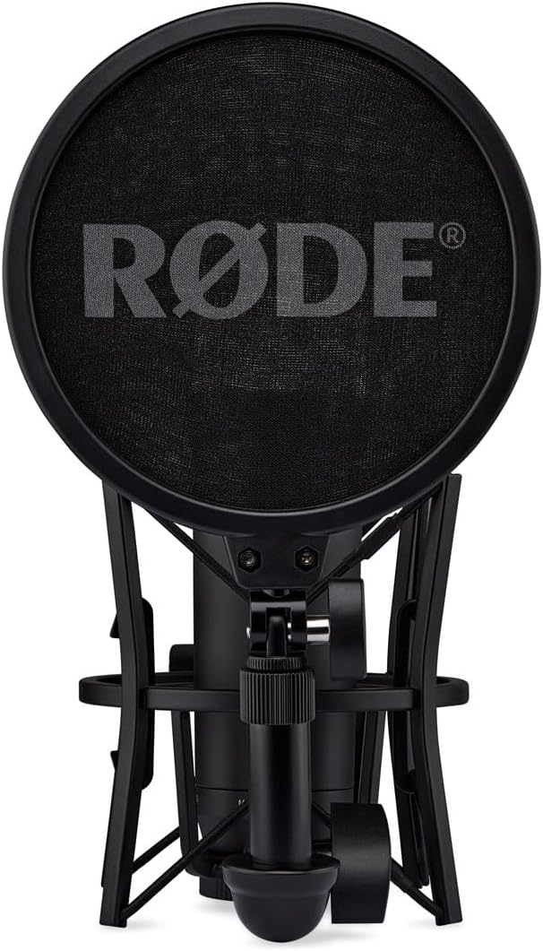 Rode NT1 5th Generation Black XLR USB Studio-Mikrofon Schwarz + keepdrum Mikrofonständer Bundle NT1