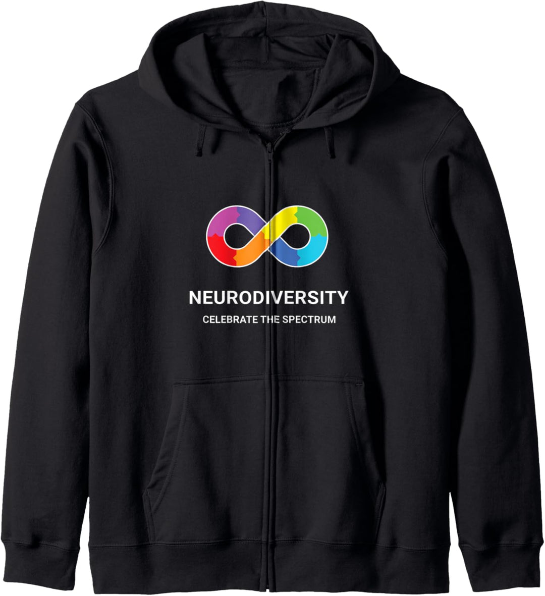 Neurodiversität Autismus-Spektrum ADHS Unendlichkeitsymbol Kapuzenjacke