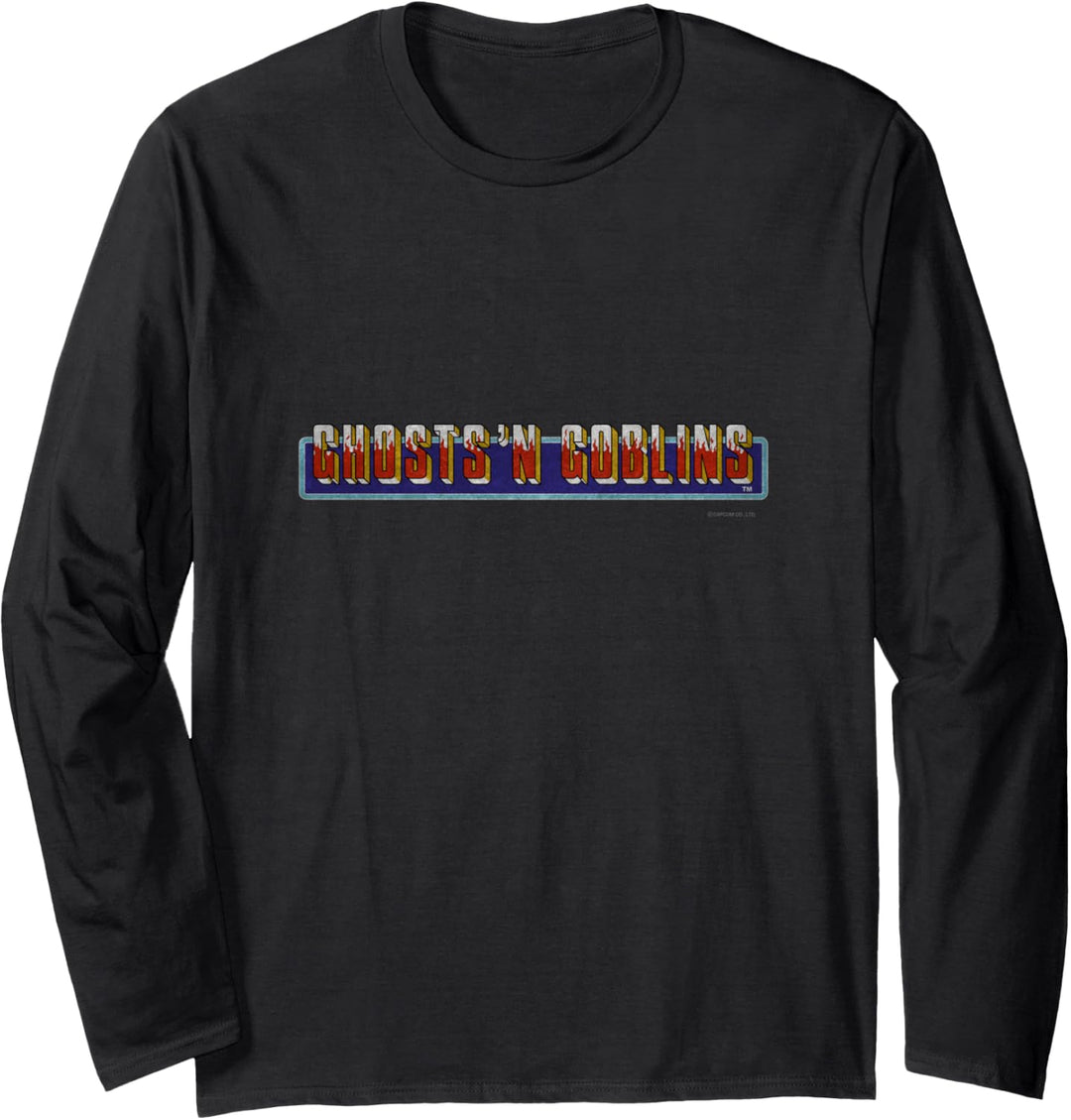 Ghosts 'n Goblins logo Langarmshirt