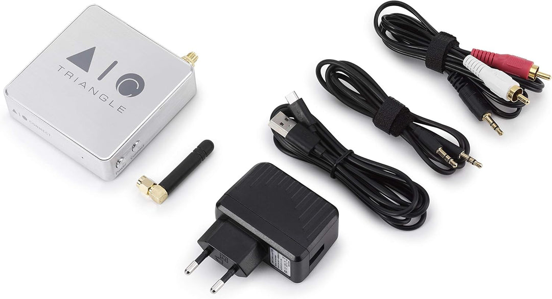 TRIANGLE - AIO C Netzwerkplayer - Wi-Fi & Multiroom Streamer - Optischer Eingang (TV) und 3,5 Klinke
