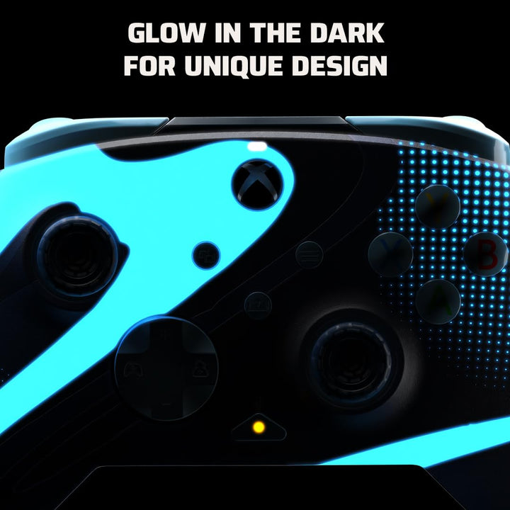 PDP Xbox REMATCH GLOW Wired controller - Blue Tide, Blue Tide