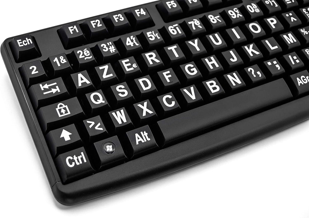Geemarc Multimedia Large Print Keyboard Tastatur Einzigartig, Einzigartig