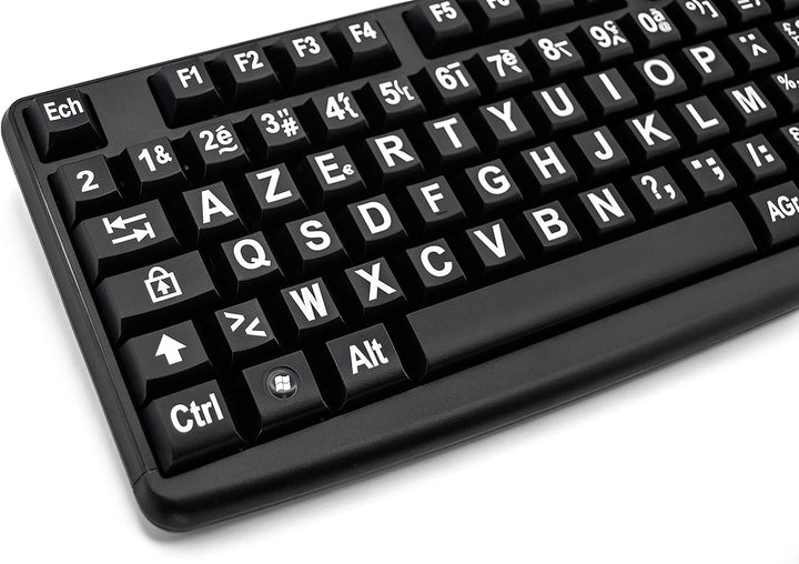 Geemarc Multimedia Large Print Keyboard Tastatur Einzigartig, Einzigartig