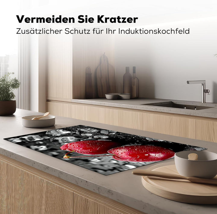 Herdabdeckplatte 91.2x52 cm Einteilig Herdabdeckung Abdeckplatte für Ceranfeld Abdeckung Induktionsk