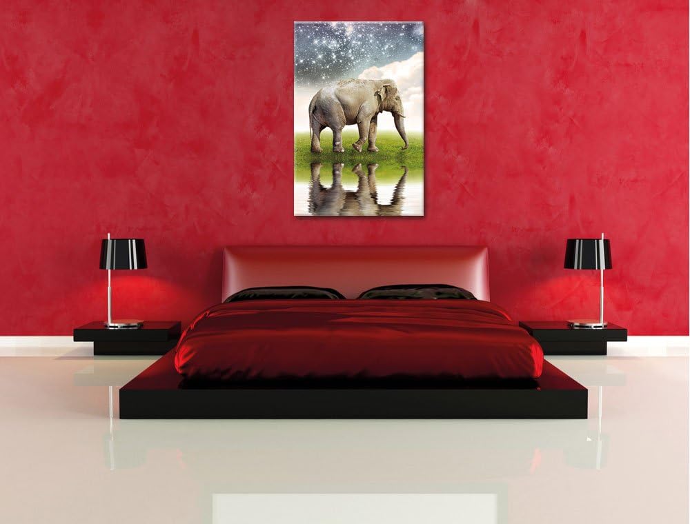 Pixxprint Bild als Leinwandbild | Grösse: 100x70 | Wandbild| Kunstdruck | fertig bespannt