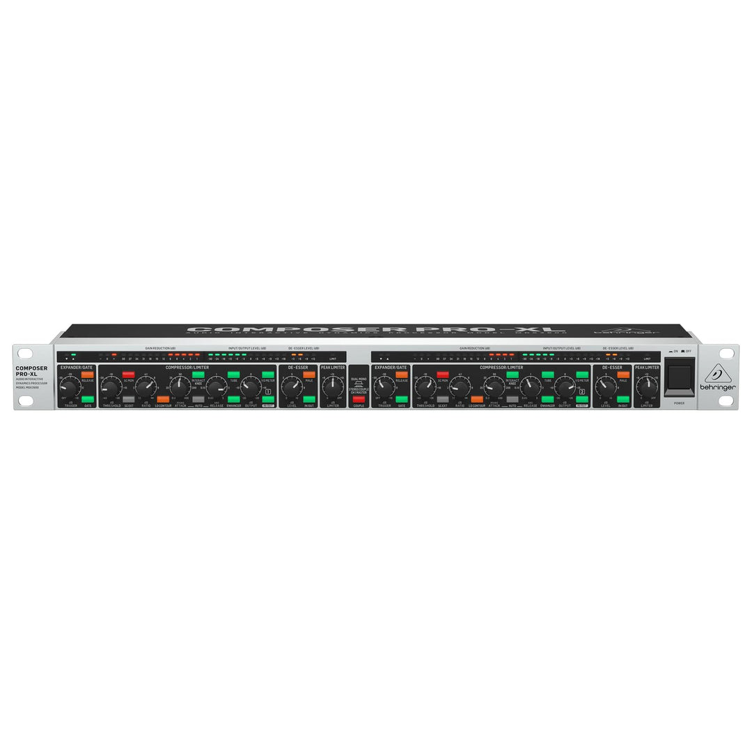 Behringer COMPOSER PRO-XL MDX2600 V2 2-Kanal-Expander/Gate/Kompressor/Peak-Limiter der Referenzklass