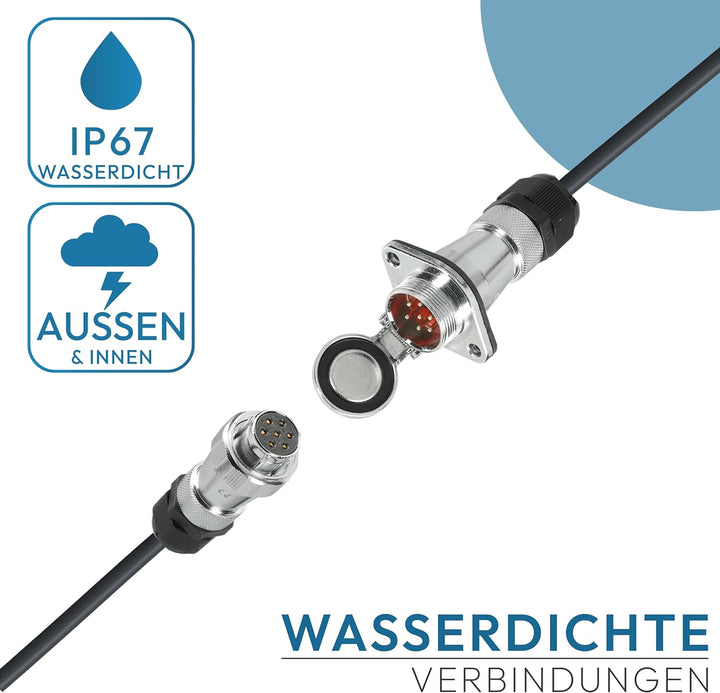 VSG24 Trailer Set Elite - Anhänger Verlängerungskabel für Rückfahrkamera & Rückfahrsysteme universel